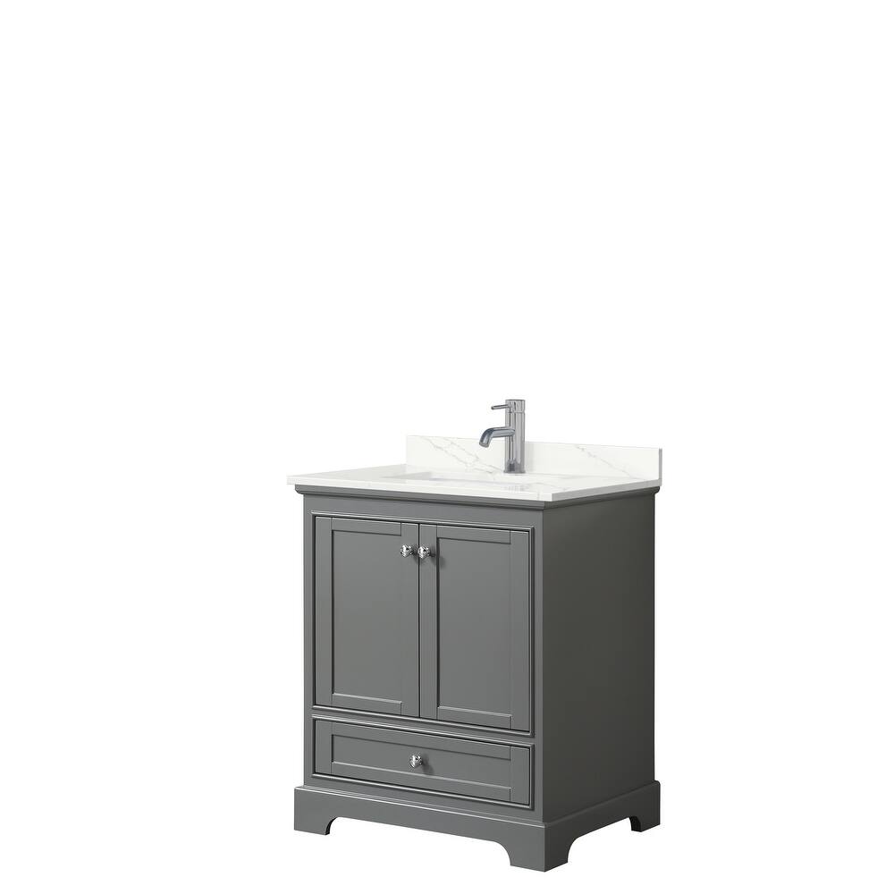 Deborah 30-inch Single Vanity, Quartz Top
