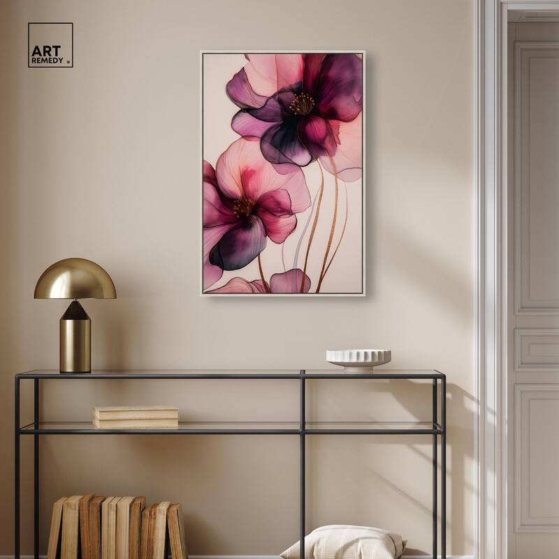 Velvet Verse III Canvas by Art Remedy