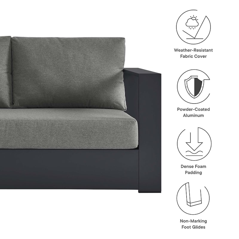 Tahoe Patio Aluminum Modular Right-Facing Loveseat