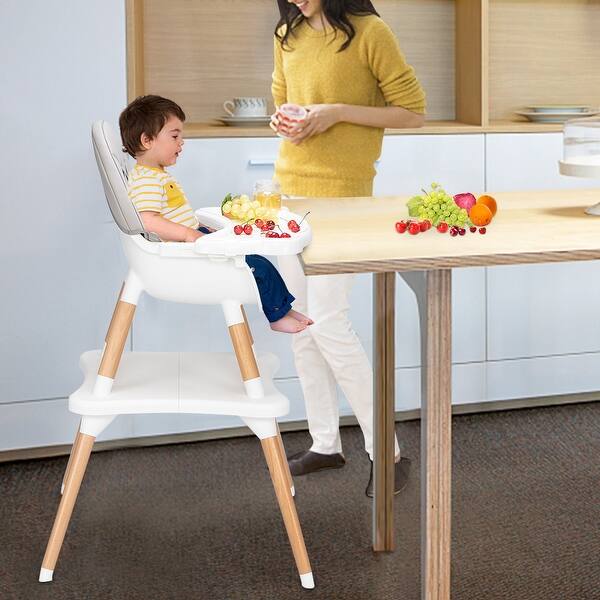 Children's High dining Chair Detachable Twoinone Table and Chair
