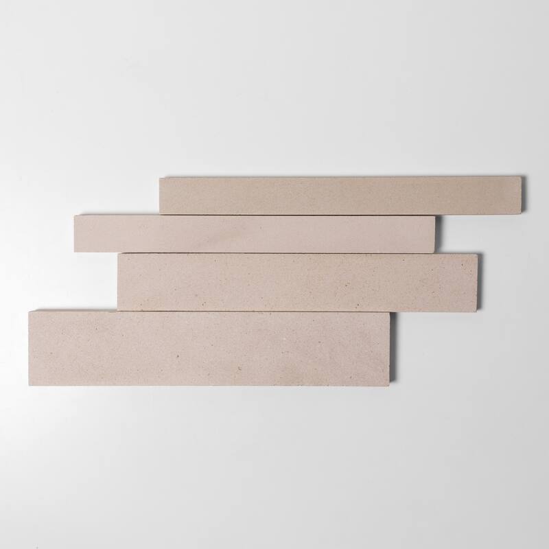Linear Lines 6.5 in. x 12 in. Island Ivory Honed Limestone Wall Tile