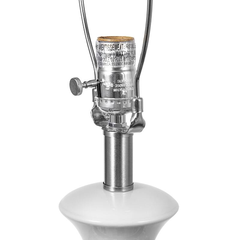 A&B Home Round Ceramic Vase Lamp