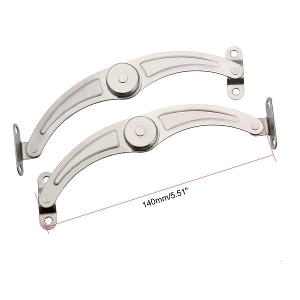 4Pairs 140mm Soft Close Door Hinge Support Drop Lids of Cupboard