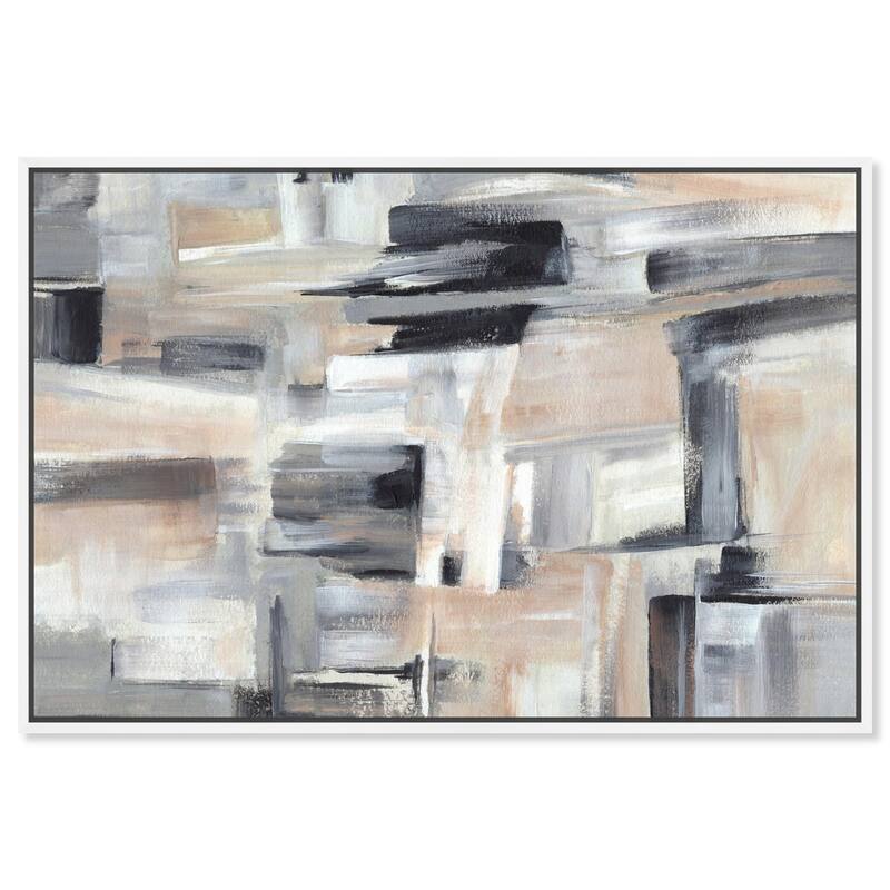 Neutral Nirvana Canvas by Art Remedy - White - 45" x 30"