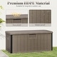 preview thumbnail 40 of 42, Costway Storage Box with Lockable Design & Gas Strut Handle 2 Person - See Details