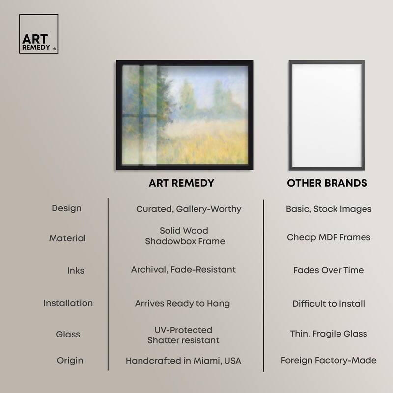 Faded Horizon II Shadowbox by Art Remedy