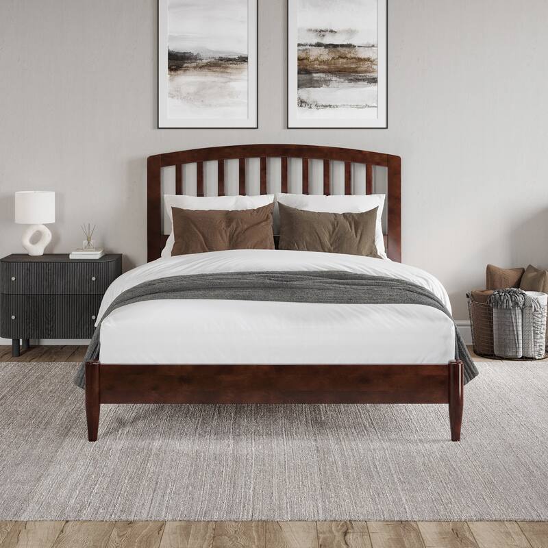 Quincy Solid Wood Low Profile Platform Bed