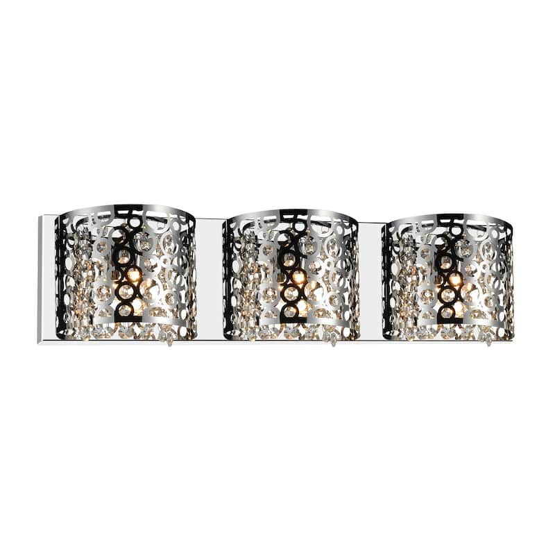 Bubbles 3 Light Vanity Light With Chrome Finish - Chrome