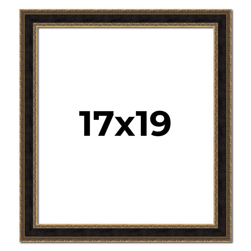 17x19 Frame Gold Antique Vintage Sold Wood Picture Frame | 1.75 Inch