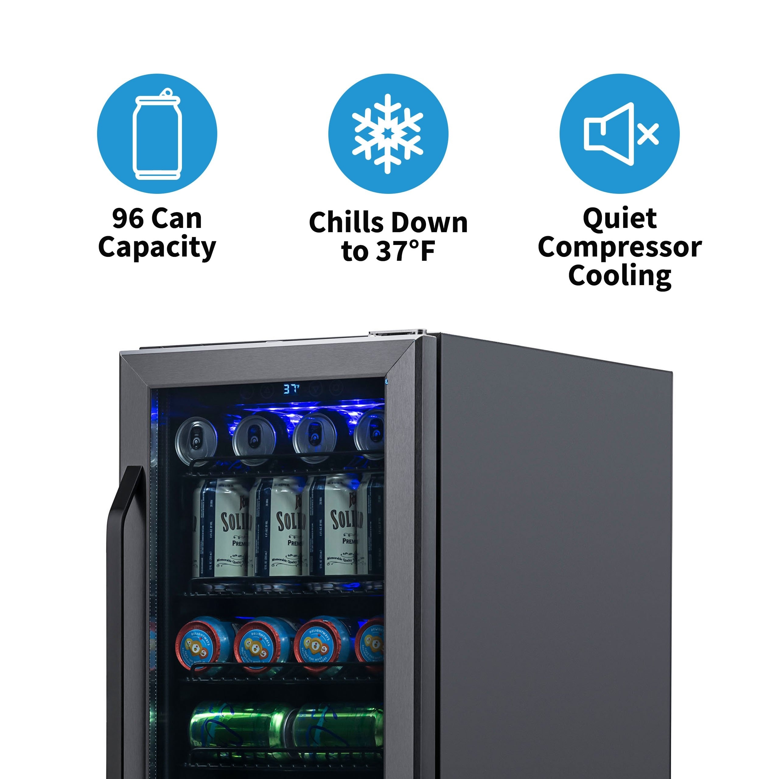 Newair 96 can sale beverage cooler