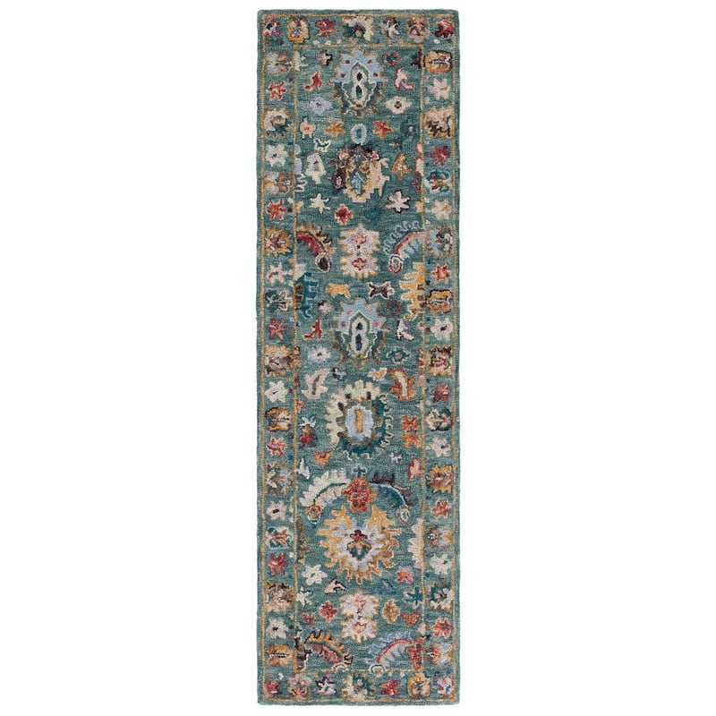 SAFAVIEH Handmade Blossom Kanya Floral Wool Rug