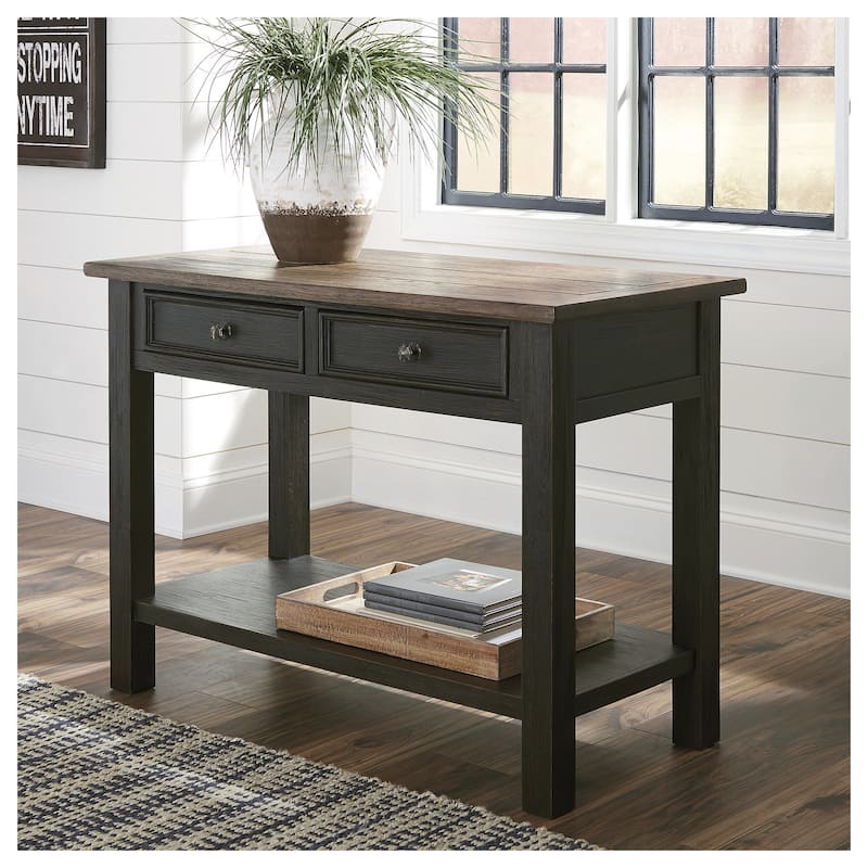 Signature Design by Ashley, Tyler Creek Casual Grayish Brown Sofa Table
