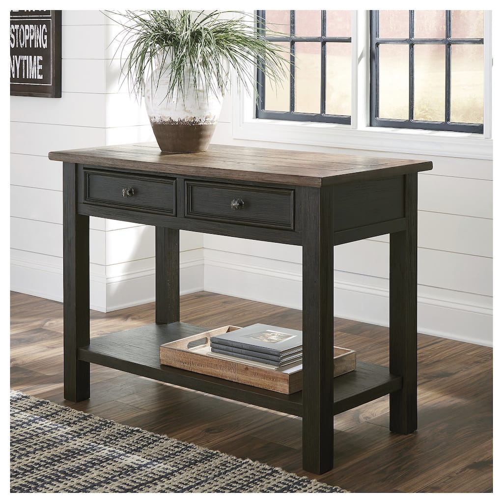 Signature Design by Ashley, Tyler Creek Casual Grayish Brown Sofa Table