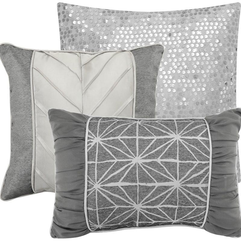 Nanshing Bryan 6 Piece Glam Geometric Comforter Set