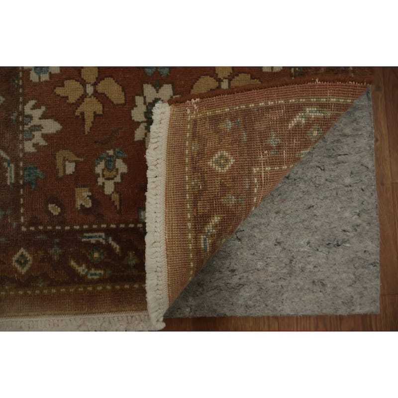 Hand Knotted Oriental 100% Wool Carpet Traditional All-Over Brown Ziegler Area Rug - 3' 0'' X 1' 11''