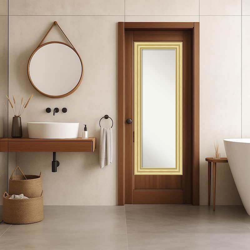 Sophia Non-Beveled Framed Full-Length On the Door Mirror