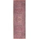 preview thumbnail 43 of 44, New Concept Washables Vintage Persian Floral Machine Washable Area Rug 2' 2" x 12' - Brick - Runner