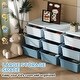 preview thumbnail 4 of 6, Qaba 3 Tier Kids Storage Unit, 9 Drawer Chest Toy Organizer Plastic Bins