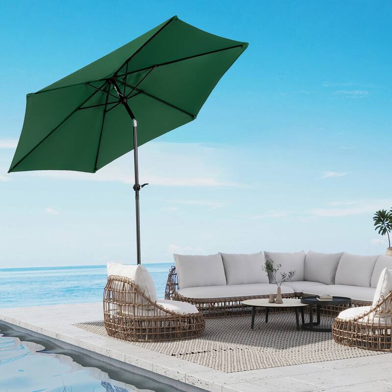 Topcraft 9ft Metal Tiltable Market Umbrella