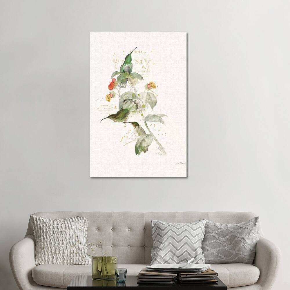 iCanvas "Colorful Hummingbirds III" by Katie Pertiet Canvas Print