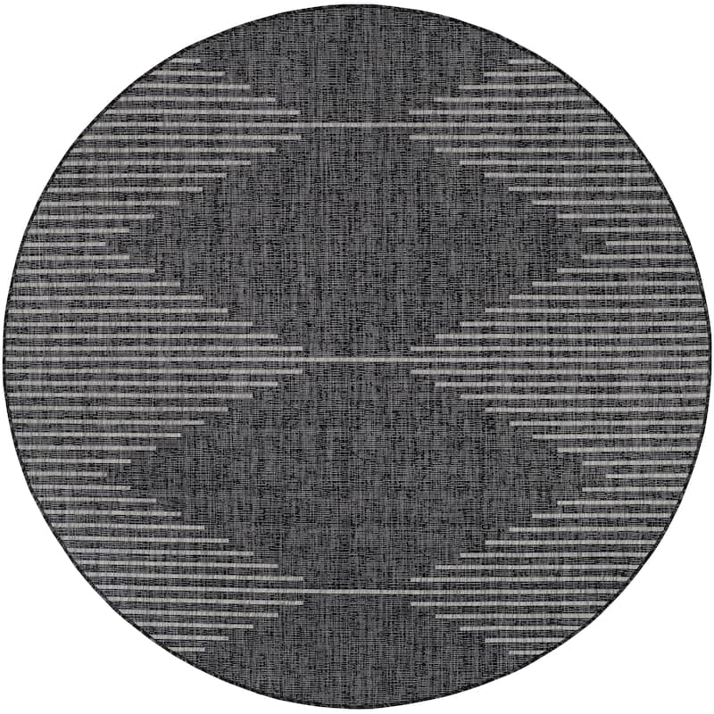 Livabliss Vivianne Modern Geometric Indoor/ Outdoor Area Rug