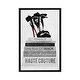 preview thumbnail 4 of 13, iCanvas "Fashionista Reads III" by Natasha Wescoat Framed Ebony - 26x18