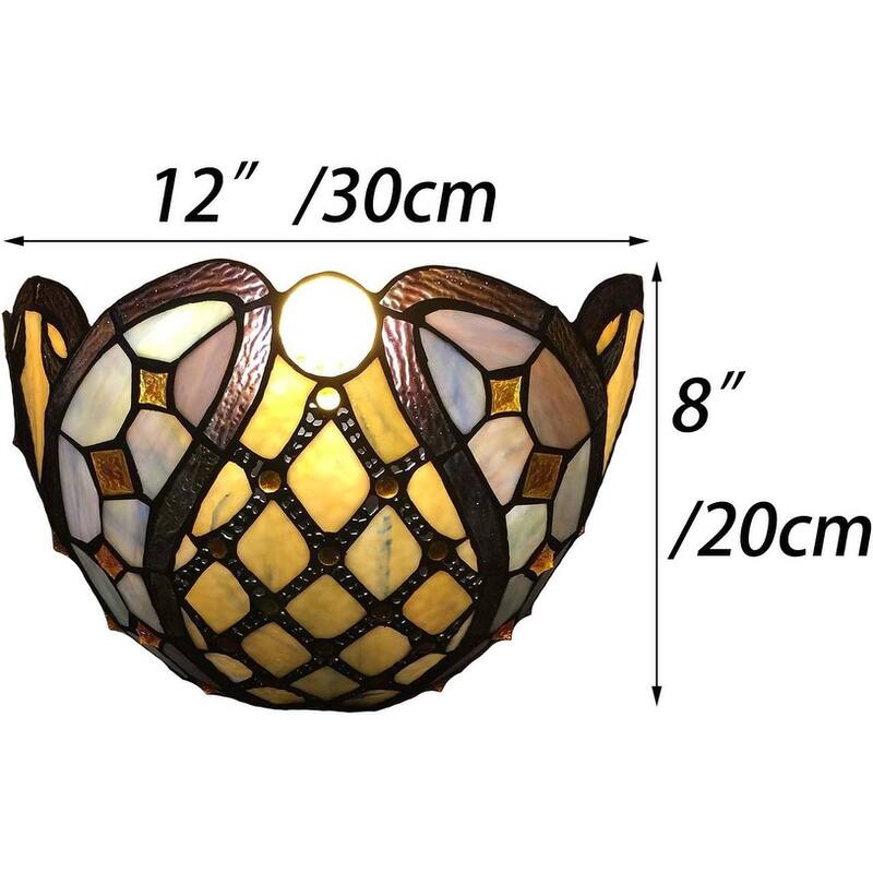 Unique bedroom light multicolor night light glass, metal wall light