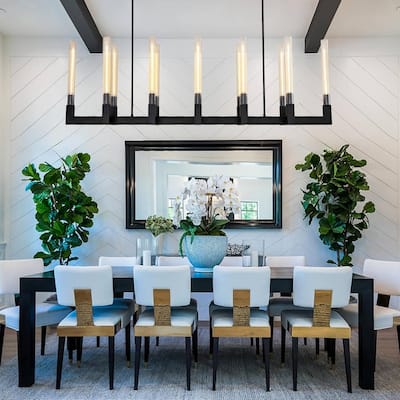KAYLA 68-Inch 12-Light Modern Chandelier - 61in