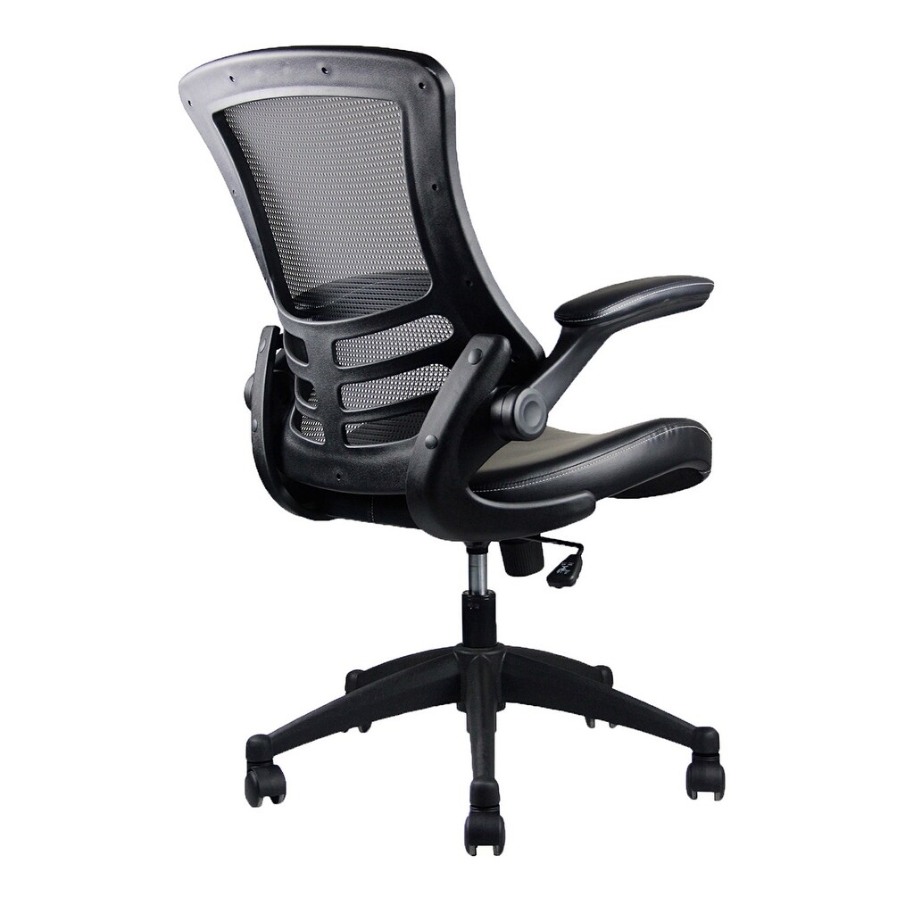 Pneumatic Seat Height Mid Back Mesh Office Chair with Adjustable