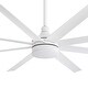 preview thumbnail 32 of 44, 65 Inch Black/White/Gold LED Ceiling Fan with Light Remote(8-Blade)