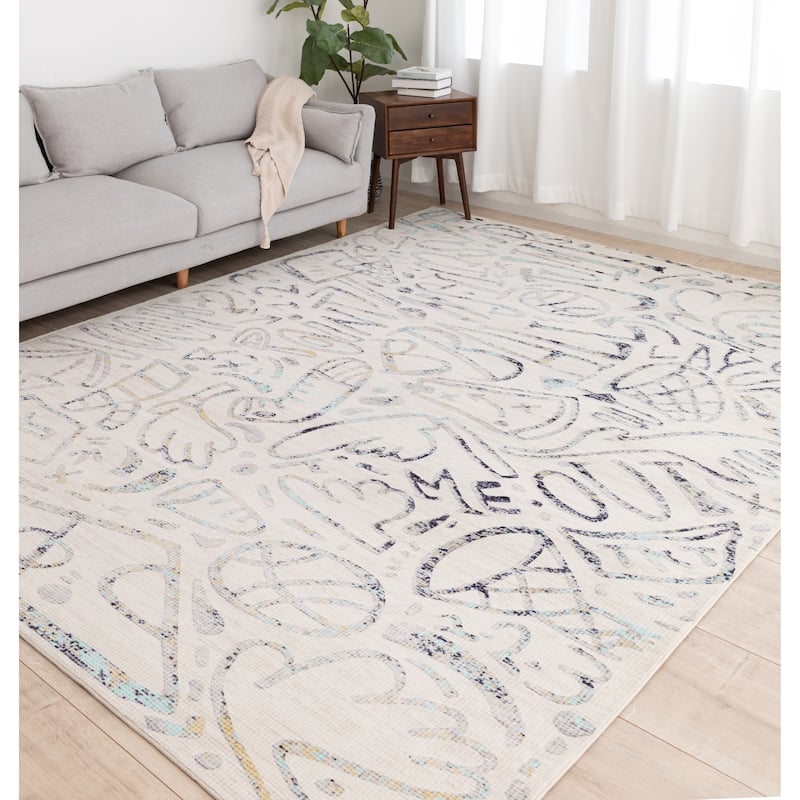 Katie Merz SPORTSGLYPHS Basketball Area Rug