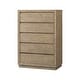 preview thumbnail 2 of 4, Bello 5-Drawer Pine Chest Sandstone