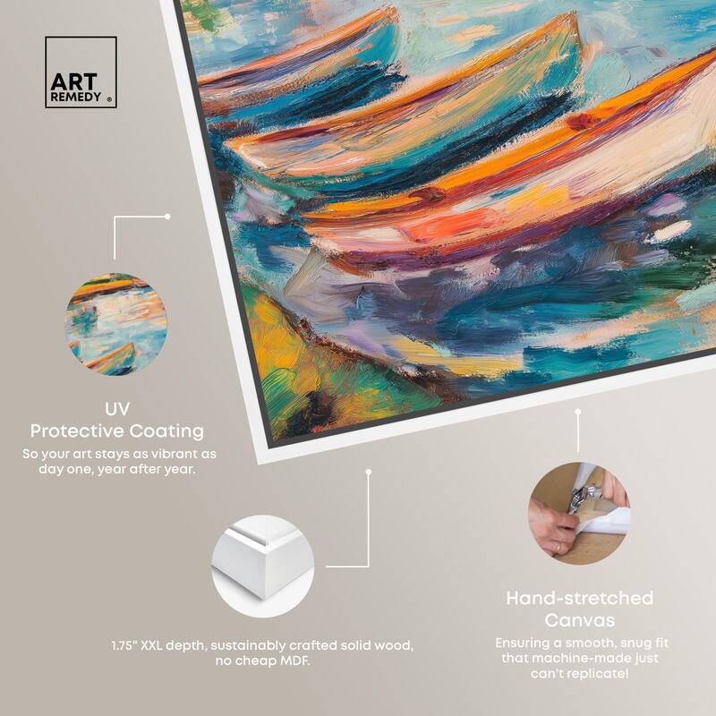Bayside Calm II Canvas by Art Remedy