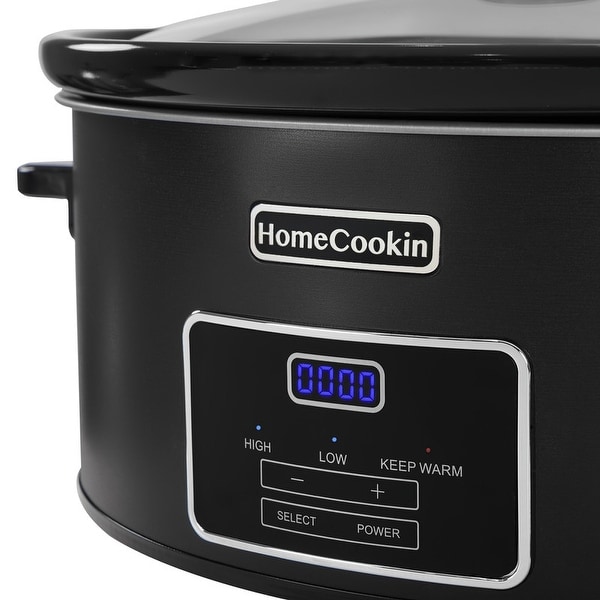 8-Quart Programmable Slow Cooker with Non-Stick Pot - Bed Bath