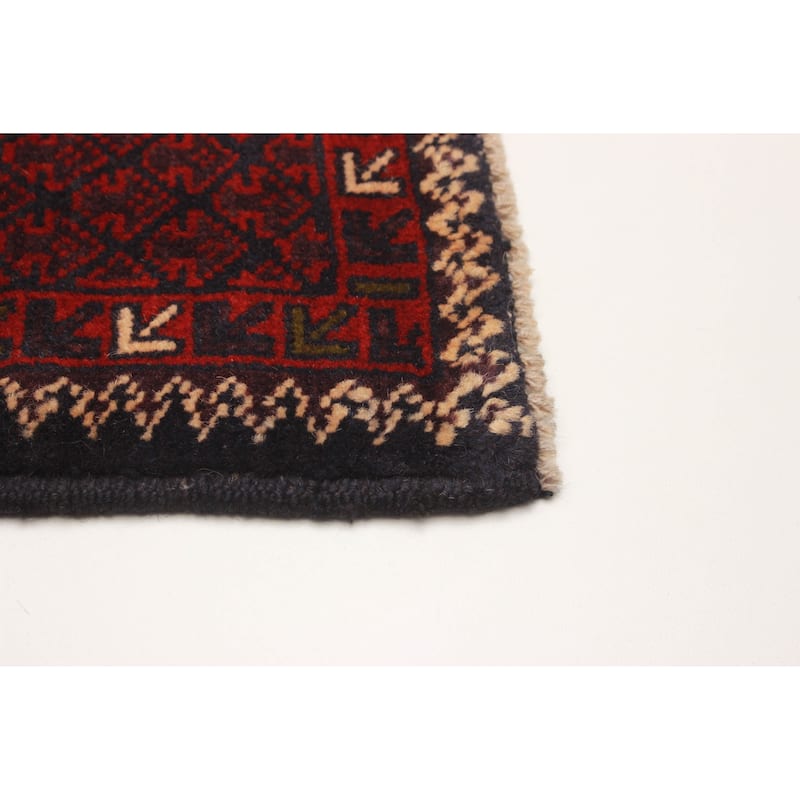 Teimani Burgundy Rug 2'8" x 4'7" - 2'8 x 4'7
