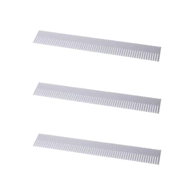 YBM Home Adjustable White Plastic Grid Drawer Dividers 3-Pack, be2178