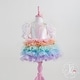 preview thumbnail 1 of 2, Multi-Color Skirt Sequin Top Special Occasion Dress