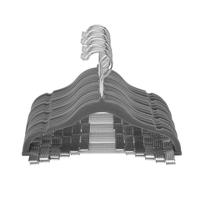 Simplify 24 Pack Children's Velvet Hangers