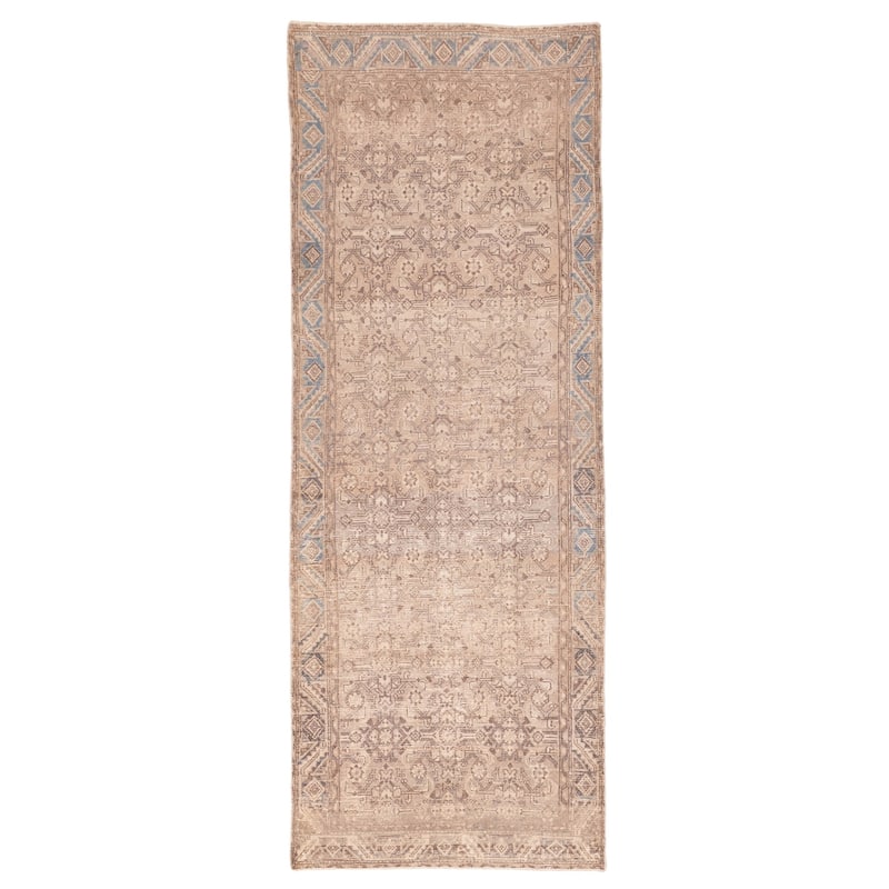 ECARPETGALLERY Hand-knotted Antalya Vintage Tan Wool Rug - 3'3 x 9'2