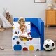 preview thumbnail 20 of 28, 10-Piece Modular Convertible Kids Play Couch Sofa Set with Removable Velvet Covers