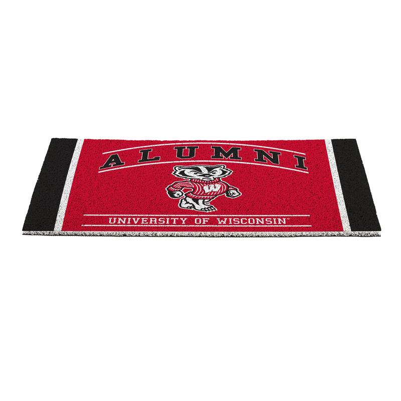28 in. x 16 in. University of Wisconsin-Madison Alumni Full Color PVC Door Mat