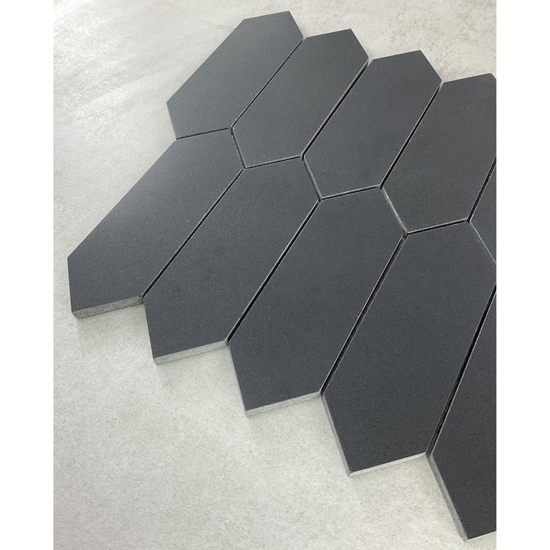 Basalt 2 X 6 Picket Marble Mosaic Wall And Floor Tile - Case (10 Sheets)