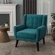 preview thumbnail 11 of 9, Velvet Upholstered Armchair Tufted Accent Chair