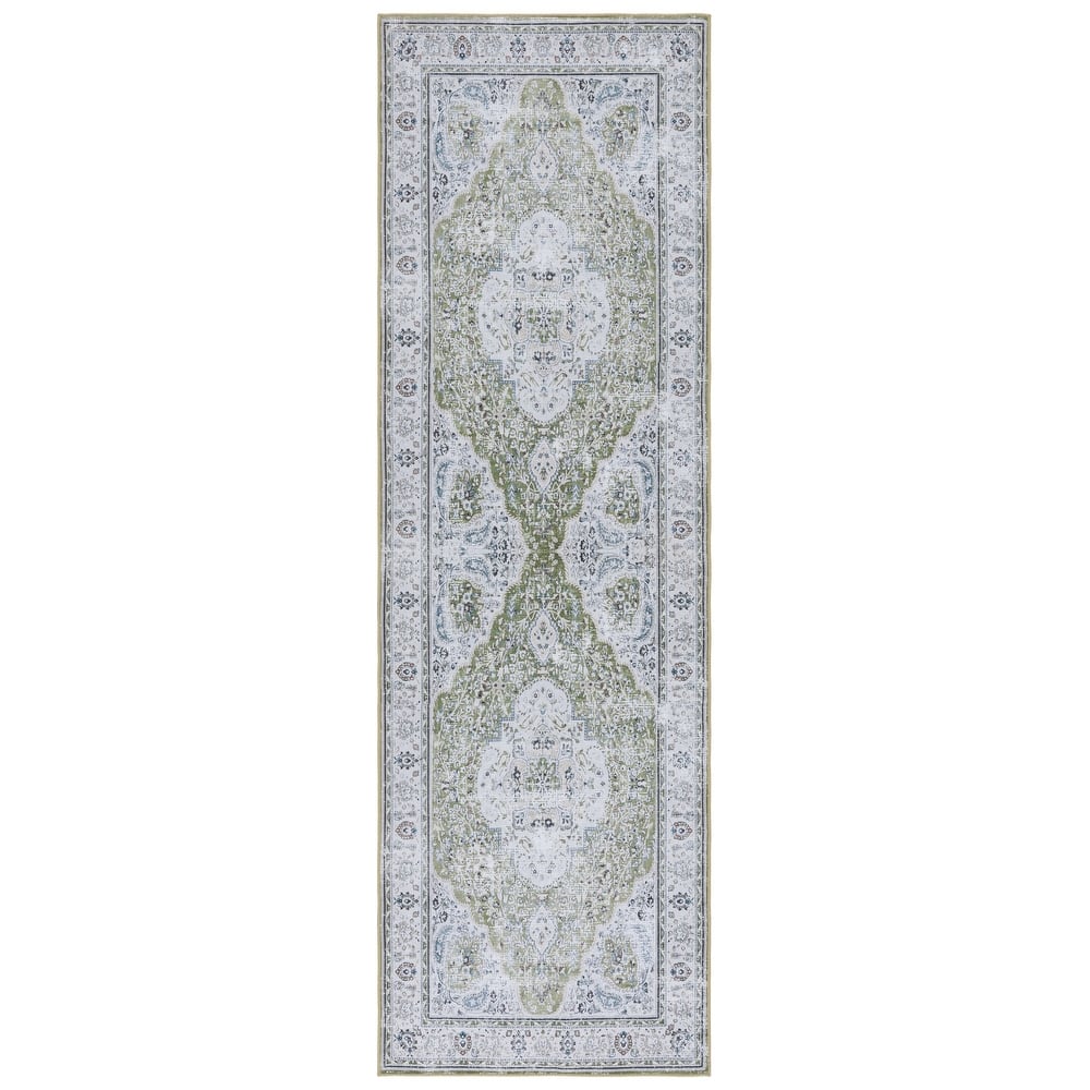 SAFAVIEH Tucson Machine Washable Slip Resistant Willa Traditional Rug