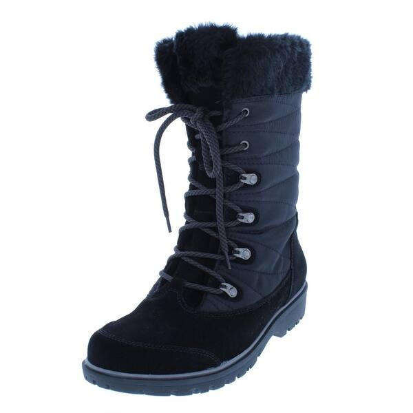 Shop Baretraps Womens Satin Winter Boots Suede Cold Weather Free