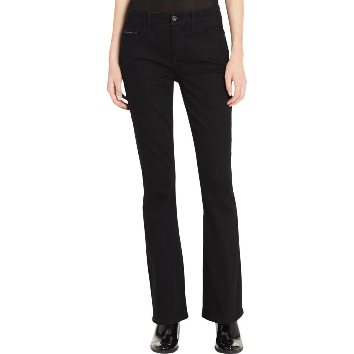 calvin klein curvy fit trousers