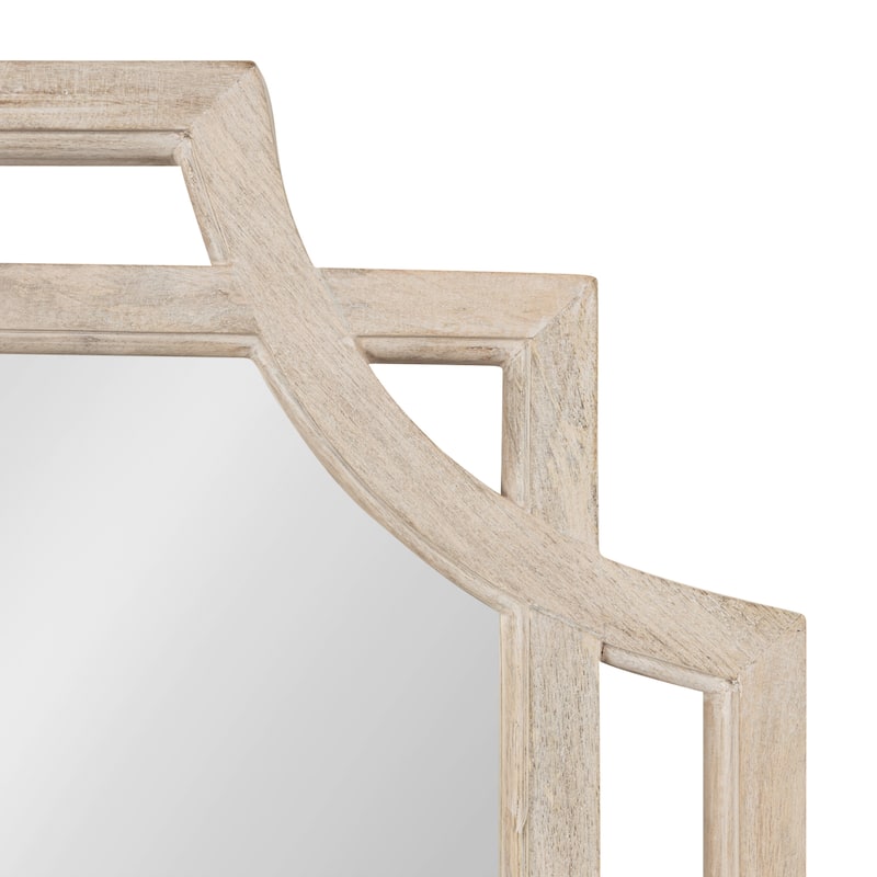 Kate and Laurel Minuette Wood Framed Wall Mirror