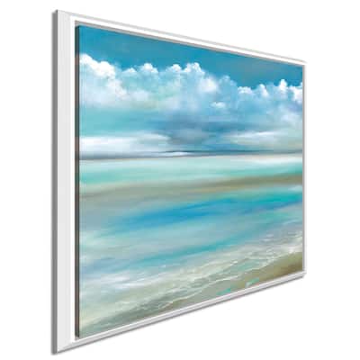 "Tranquility" by The Sea II" by Manning Print on Floating Canvas