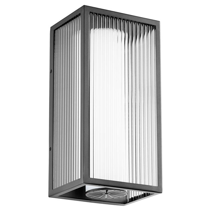 Quorum International Maestro 17" Tall LED Outdoor Wall Sconce - Noir