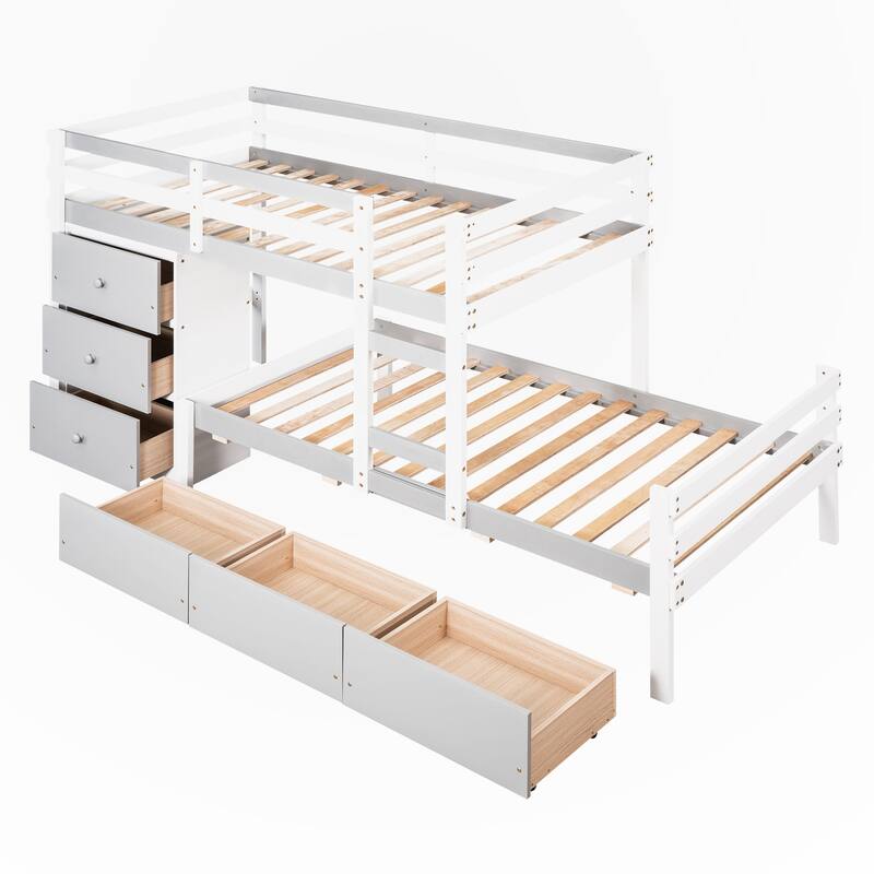 Twin over Twin Loft Bunk Bed